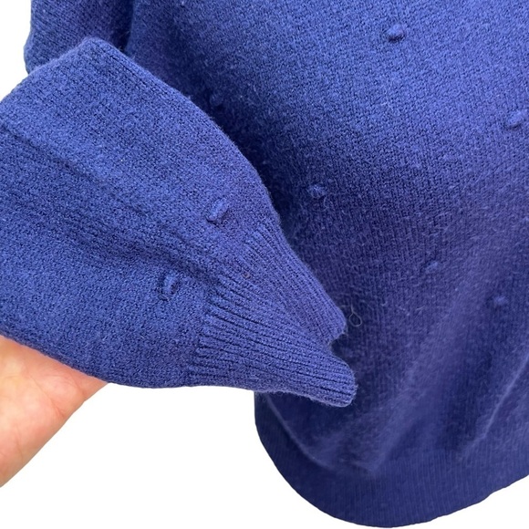 𝅺kendal & Kylie Royal Blue Crew Neck Pullover Sweater Size XS - Picture 8 of 9